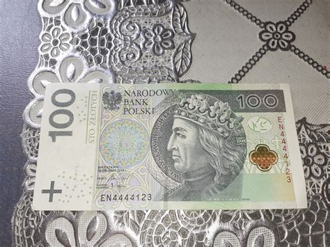 Banknot 100 zł ciekawy nr seryjny Sosnowiec Kup teraz na Allegro