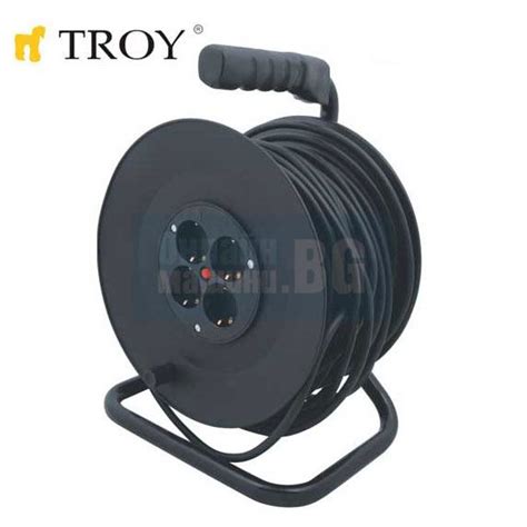 Разклонител с макара TROY T 24050 Ценa