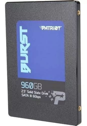 Disco sólido SSD interno Patriot Burst PBU960GS25SSDR 960GB Cuotas