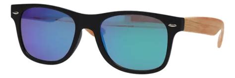 Lentes Unisex Para Sol Gafas De Moda Casual Comodos Ligeros Lente Azul Varilla Nude Armazón