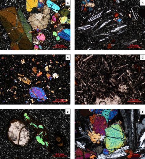 Microphotograph Of Cenozoic Volcanic Rocks In Khorat Plateau A