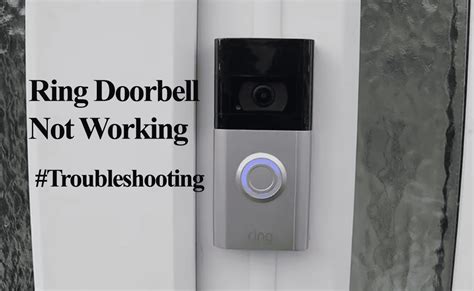 Ring Doorbell Not Working (Causes & Fixes)- Smart Home Ways