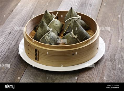 zongzi, chinese rice dumpling, dragon boat festival food Stock Photo ...