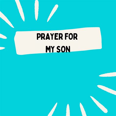 Prayer for My Son