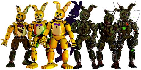 Spring Bonnie Evolution Fnaf By Crayzgamerxd On Deviantart