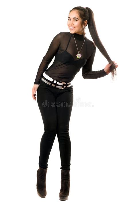 Bello Giovane Brunette Immagine Stock Immagine Di Affascinare