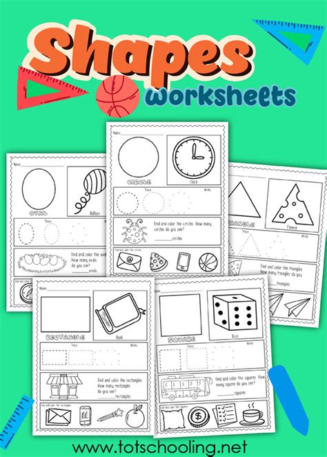 free printable shapes worksheets for toddlers and preschoolers free preschool worksheets shape ...