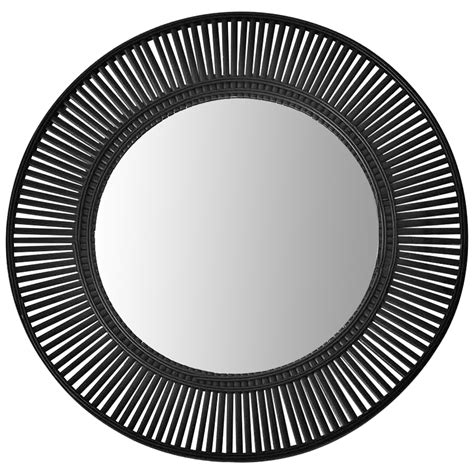 Круглое зеркало в деревянной раме Zera Mirror по цене 13 100 руб ...