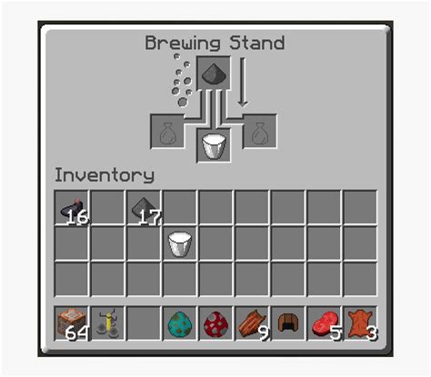 Splash Potion Chart Minecraft