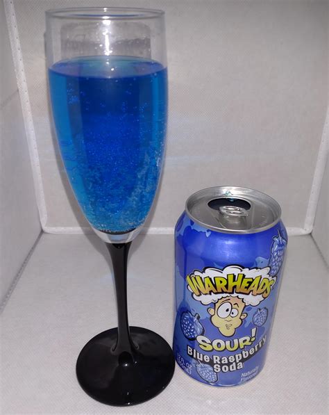 Warheads Sour Blue Raspberry Soda Rsoda