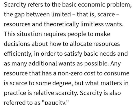 Explain Scarcity Definition Of Economics Characteristics Brainly In