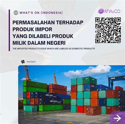 Permasalahan Terhadap Produk Impor Yang Dilabeli Produk Milik Dalam Negeri Afia And Co