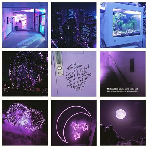 Purple mood board - grossea