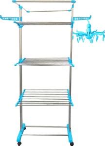 Noymi Steel Floor Cloth Dryer Stand Heavy Duty Rust Free Stainless