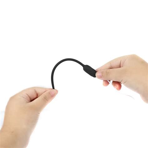 Silicone Urethral Vibrator Masturbator Sex Toy For Men