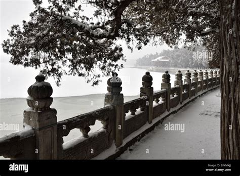 Summer Palace in Winter Stock Photo - Alamy