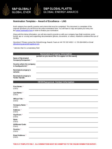 Award Nomination Letter Examples 7 At Templatesaward Nomination Template 12 Free Word Pdf