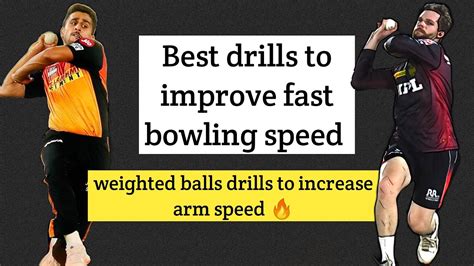 Improve Your Bowling Speed Using Weighted Balls 🔥 Arm Speed Drills