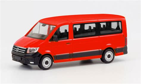 Ds Automodelle Modellbauvertrieb Herpa Vw Crafter Bus Fd Rot