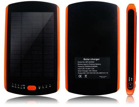 Solar power bank laptop and mobiles 23000mah - SPX-P01 (China ...