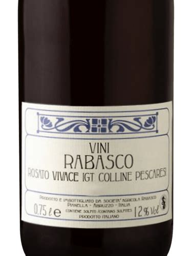 Rabasco Rosato Vivace Vivino Us