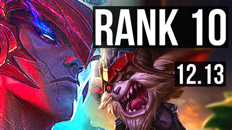 Yone Vs Kled Top Rank Yone Rank Dominating Na Challenger