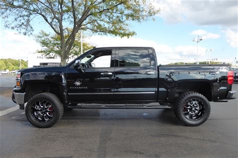 Pre Owned 2014 Chevrolet Silverado 1500 Ltz Black Widow Lifted Truck