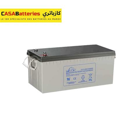 Leoch Lp Agm V Ah Batterie Industrielle Casabatteries