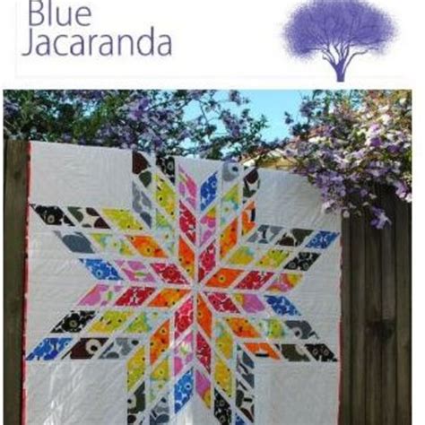 Modern Lone Star Quilt Pdf Pattern Etsy