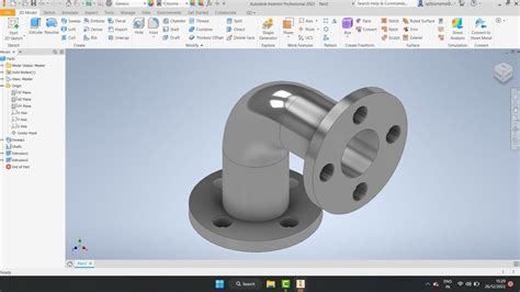 Cara Membuat Pipa L Sambungan Di Autodesk Inventor YouTube