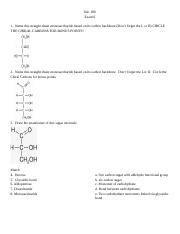 Exam Switch Sp Docx Bio Exam Name This Straight Chain