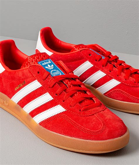 Adidas Originals Adidas Gazelle Indoor Active Red Ftw White Gum For