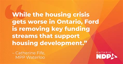 Ndp Ford’s Housing Plan Fails It’s First Test In Waterloo Ontario Ndp