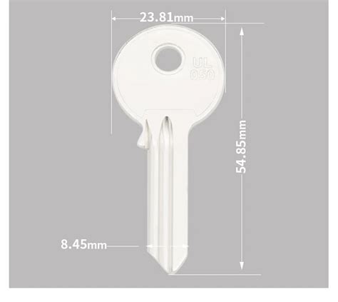 Asian Market Factory Price Custom Design Ul050 House Key Blank Nickel