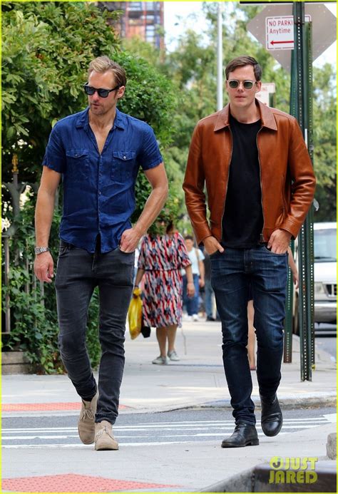 Alexander Skarsgard Hangs Out with Brother Bill in NYC After 'It' Rules ...