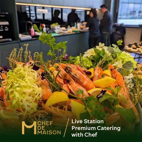 Live Station Premium Catering With Chef | 15-20pax