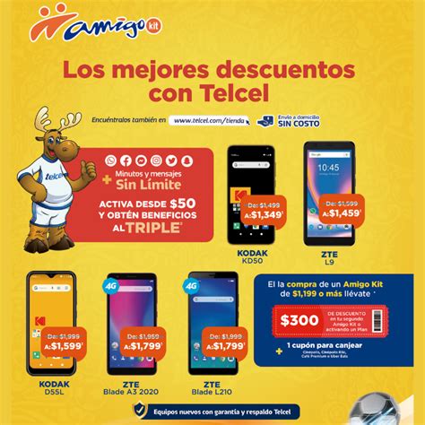 Encuentra Los Mejores Descuentos Con Telcel Y Amigo Kit