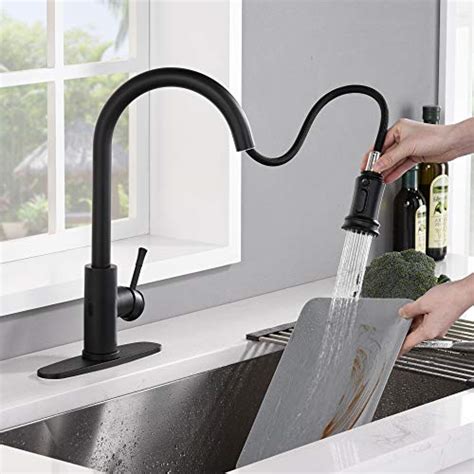 Amazing Force Touchless Kitchen Faucet With 3 Modes Pull Down Sprayer Single Handle Automatic