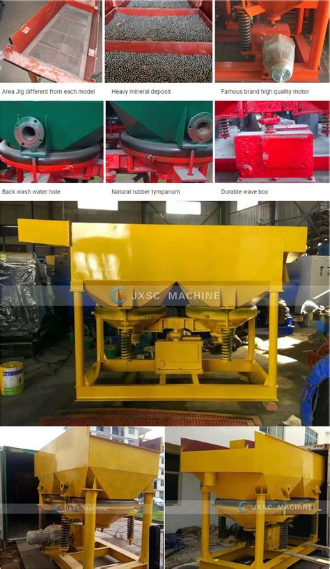 Heavy Media Gravity Separator Mining Concentrator Gold Ore Jig Machine