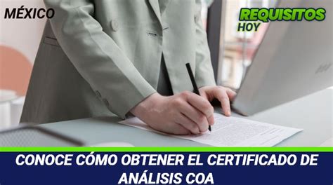 Conoce Como Obtener Certificado De An Lisis Coa