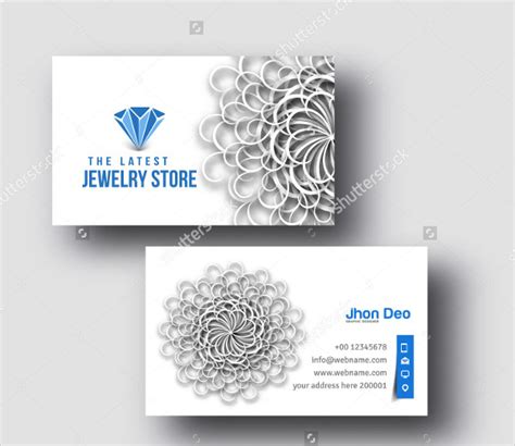 Jewelry Business Card Template - 27+ Free & Premium Download