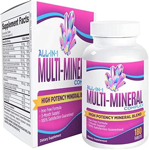 3 Month Multimineral Supplement Iron Free All In 1 Formula Multi