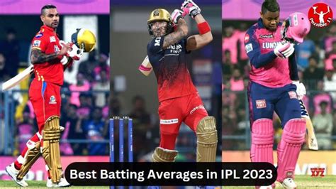 Best Batting Averages in IPL 2023