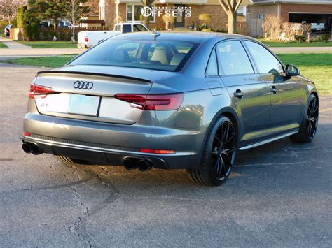 2019 Audi S4 with 20x9 32 Niche Misano and 255/30R20 Michelin Pilot Sport 4 S and Stock | Custom ...