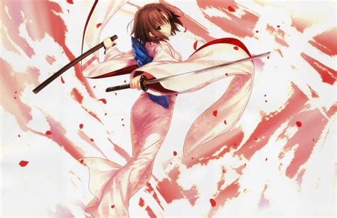 Kara No Kyoukai Kimono Sword Ryougi Shiki Katana Wallpaper