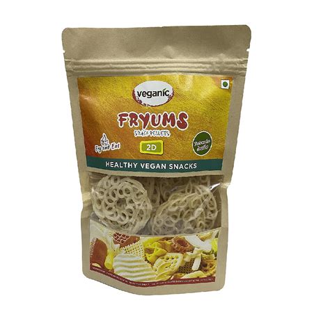 Veganic Dry Gol Gappa Pani Puri Puchka Wheat Snack Pellets Ready To