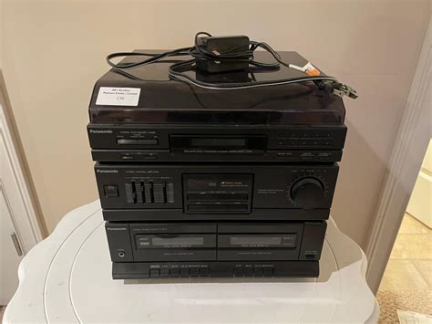 Lot - panasonic stereo system