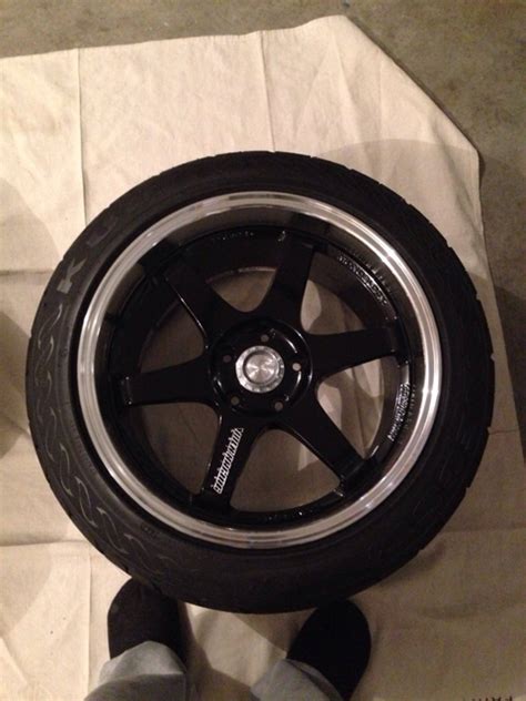 Volk Te37 Black With Polished Lip For Sale Private Car Parts And