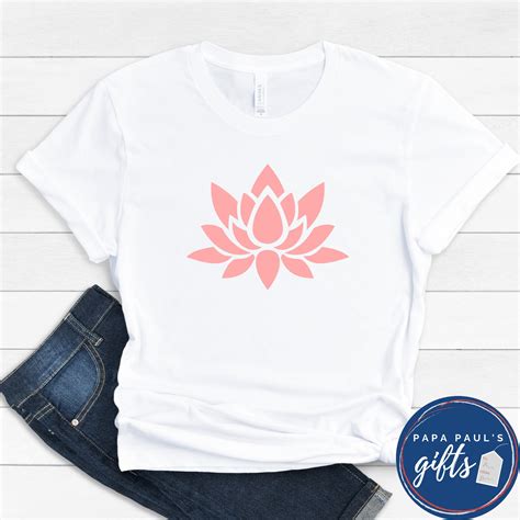 Lotus Flower T Shirt Lotus Shirt Lotus Pattern Tee Etsy