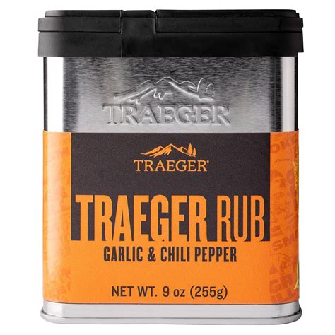 Traeger Grills Spc174 Traeger Rub With Garlic And Chili Pepper Grocery And Gourmet Food